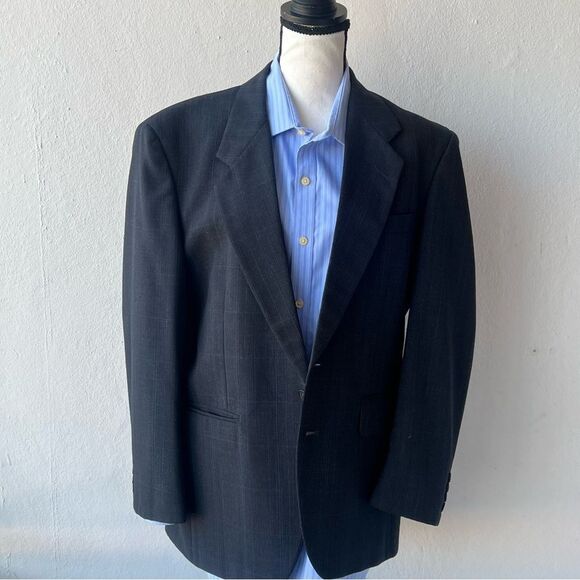 BOGO 50%OFF Michael Kors Cotton Shirt Mens XL Blue Striped Long Sleeve Designer - Picture 3 of 10